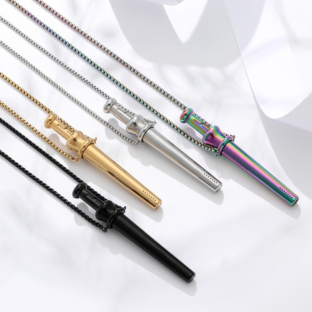 대형 불안 완화 호흡 목걸이 스테인리스 스틸 명상 펜던 - Vaping Goods 리뷰 및 가격